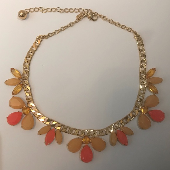 kate spade Jewelry - Kate Spade New York Gardens of Paris Frontal Necklace Pink/Multi